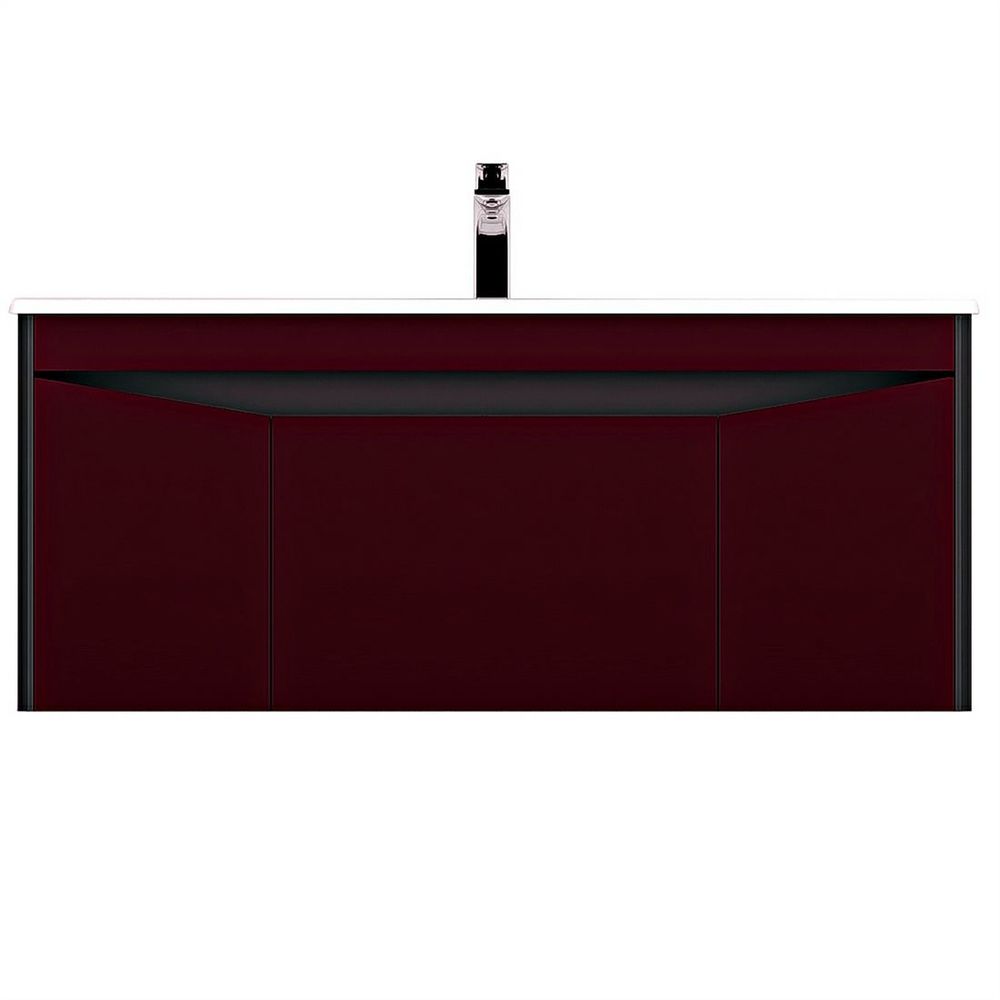 Futura Banyo Alt Dolap 100 Cm Bordo