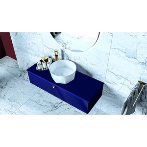  Neus Banyo Dolabı Takımı 2 li 80 Cm Lacivert