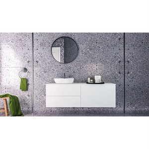  Egra Laq 2 Çekmece Banyo Alt Dolap 80 Cm Koyu Bej