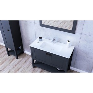  Riga Banyo Dolabı Takımı 3 lü 80 Cm Koyu Bej