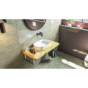  Solid Banyo Dolabı Takımı 3 lü 80 Cm Antrasit