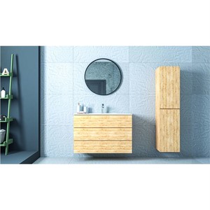  Ando Soft Banyo Dolabı Takımı 2 li 80 Cm S. Meşe