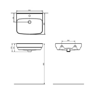  Bold Lavabo 55X45Cm