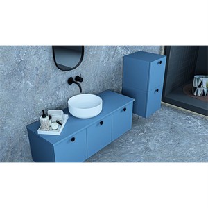  Puzzle Banyo Lavabo Dolabı 40 Cm Su Yeşili