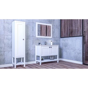  Riga Banyo Alt Dolap 80 Cm Gri