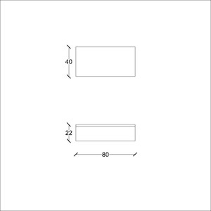  Solid Banyo Çekmece Ünitesi 80 Cm Antrasit