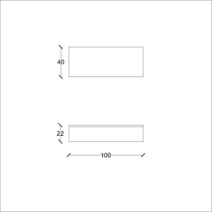  Solid Banyo Çekmece Ünitesi 100 Cm Beyaz