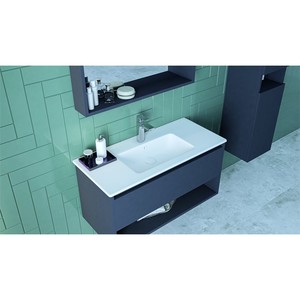  Espa Banyo Alt Dolap 80 Cm Antrasit