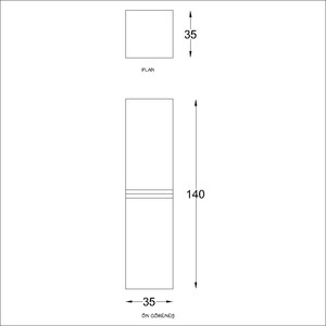  Alba Soft Banyo Dolabı Takımı 3 lü 65 Cm S. Meşe Yuvarlak Aynalı