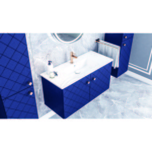  Versa Banyo Dolabı Takımı 2 li 80 Cm Lacivert