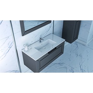  Pers Banyo Alt Dolap 100 Cm Lacivert