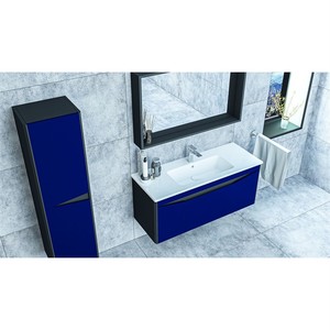  Futura Banyo Dolabı Takımı 2 li 100 Cm Lacivert