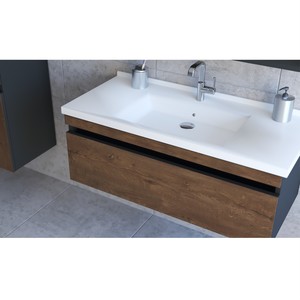  Akron Banyo Dolabı Tkm. 3 lü 65 Cm K.Meşe Antrasit