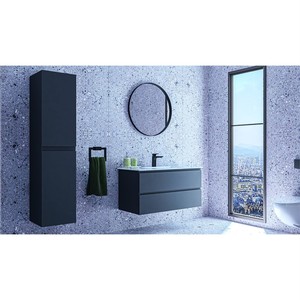  Alba Laq Banyo Dolabı Takımı 2 li 65 Cm Antrasit