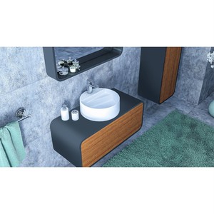  Dendro Banyo Dolabı Tkm. 2 li 100 Cm Ceviz-Antrsit