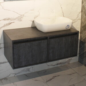  Stone Banyo Dolabı Takımı 2 li 100 Cm Stone