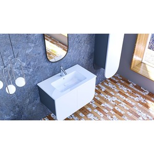  Gio Banyo Dolabı Takımı 3 lü 65 Cm Koyu Bej