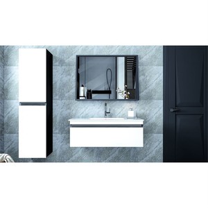  Akron Banyo Alt Dolap 65 Cm Beyaz-Antrasit