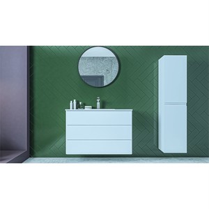  Ando Laq Banyo Alt Dolap 80 Cm Koyu Bej